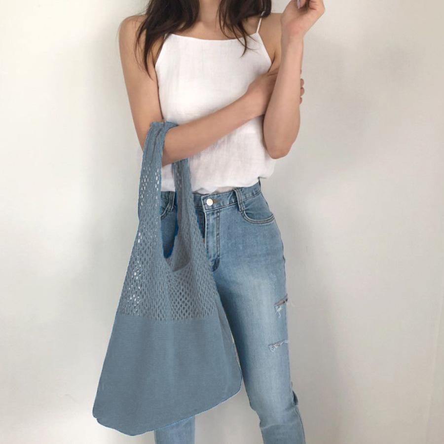 トートバッグ | ニット編み バッグ鞄かばん