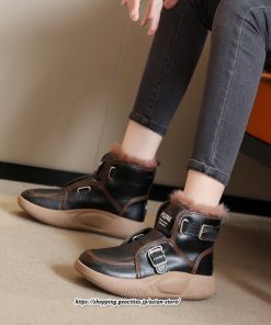 ブーツ | ムートンモカシン 冬靴 レディース 裏起毛 暖かい もこもこ 痛くない 人気 防寒 黒 白 冬 痛くない 歩きやすい 秋 おしゃれ