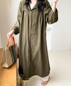 シャツワンピース | チェスターコート ワンピース 着痩せ 春 秋 レディース アウター コーデ 前開き 無地 フリーサイズ 体型カバー ゆったり フード付き ロング丈