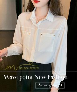 シャツ・ブラウス | トップス シャツ ブラウス レディース 長袖 オフィス ホワイト OL 制服 事務服 就活 リクルート 夏物 着痩せ カジュアル 韓国ファッション 20代30代40代50代