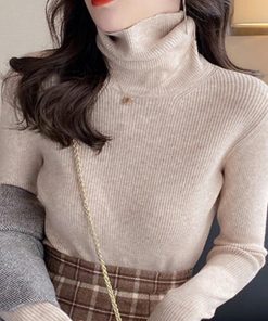 ニット・セーター | タートルネック ニットトップス 秋冬
