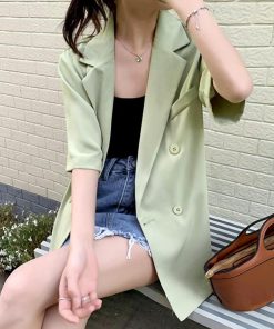 テーラードジャケット | 半袖テーラードジャケットオルチャン夏新作