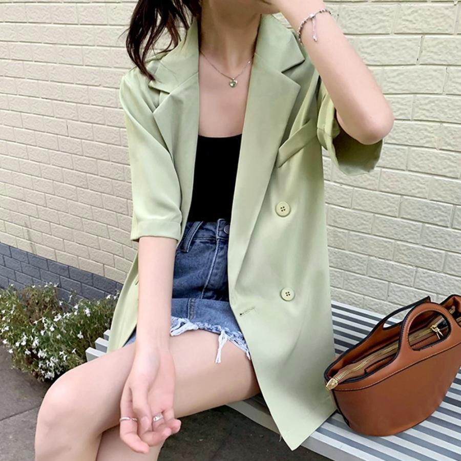 テーラードジャケット | 半袖テーラードジャケットオルチャン夏新作