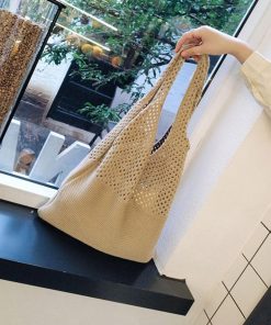 トートバッグ | ニット編み バッグ鞄かばん