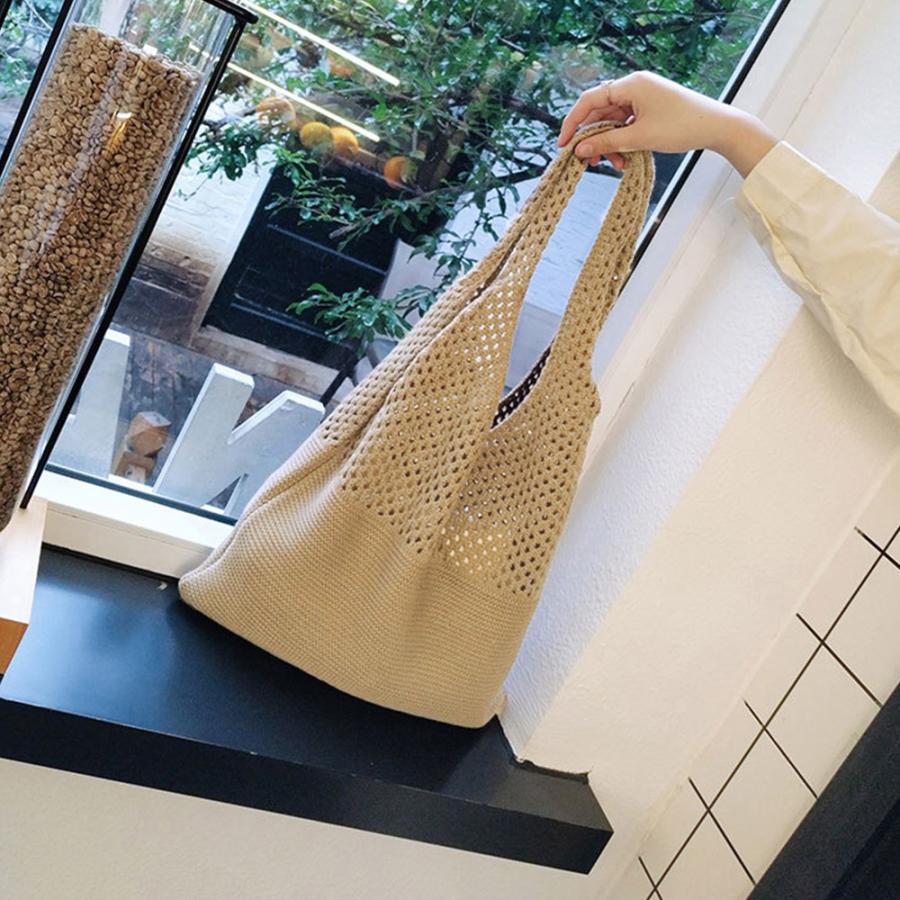 トートバッグ | ニット編み バッグ鞄かばん