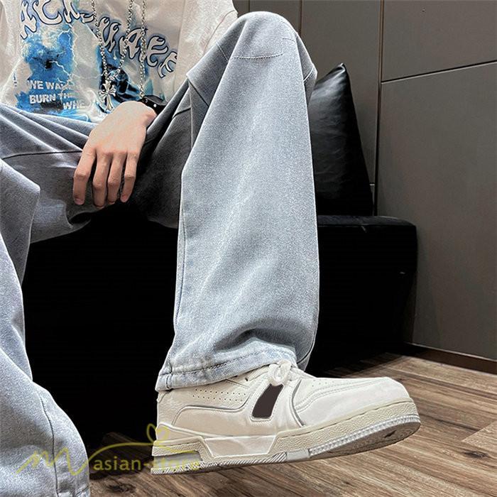 ジーンズ、デニムパンツ | デニムパンツ メンズ ジーンズ ジーンズ 夏新作 ゆったり ワイドパンツ ガウチョ 大きいサイズ 2XL 春 夏 メンズスタイル カジュアル サマーパンツ パンツ 秋