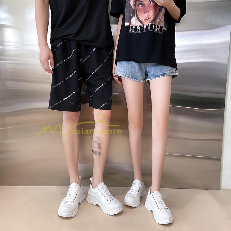 スニーカー | スニーカー レディース メンズ レディースシューズ ローカット 靴 ウォーキングシューズ キャンバス 美脚 お揃い Pu革 歩きやすい 厚底送料無料