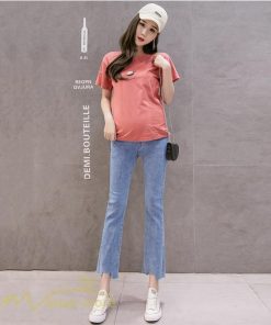 パンツ レギンス | デニムパンツ マタニティパンツ レディース ウエスト調整 カジュアル パンツ ボトムス マタニティウェア 上品 日常感 妊婦服 大きいサイズ 着痩せ お出かけ