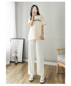 パンツ レギンス | 夏マタニティパンツ ワイドパンツ 涼感 ひんやり ウエストゴム 産前産後 妊婦 妊娠 無地 お腹包む 柔らか 夏パンツ 落ち感 マタニティ ママ ゆったり