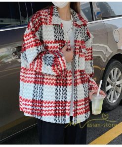 コート・ジャケット | ツイードジャケット レディース 30代 メンズ 男女兼用 長袖ジャケット ロング丈ツイードコート アウター 秋服 ゆったり 羽織り 大人 ジャケット 大きめ