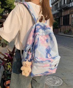 リュック | グラデーションカラー リュックサック レディース デイパック バックパック 大容量 アウトドア 可愛い バッグ