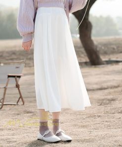 スカート | 春 夏 レディース ボトムス ロング膝下 大人 20代 30代 40代 OL ママ 母 通勤通学 お出かけ エレガント 着痩せ 上品 カジュアル シンプル