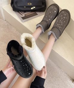 ムートンブーツ | 裏起毛 ショートブーツ