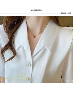 シャツ・ブラウス | シャツ Tシャツ ブラウス レディース 無地 半袖 春 夏 トップス 秋 Vネック フォーマル オフィス 可愛い おしゃれ カジュアル サマー トップス 秋 半袖シャツ