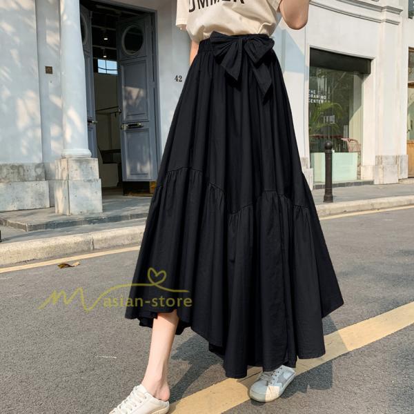 スカート | プリーツロング 春 夏 秋 マキシ 大きいサイズ フレアマキシプリーツ 20代30代40代 韓国ファッション フレア 上品 着痩せ