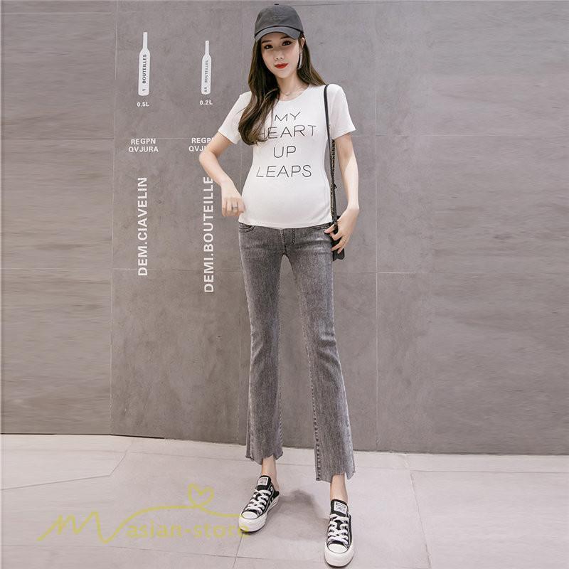 パンツ レギンス | デニムパンツ マタニティパンツ レディース ウエスト調整 カジュアル パンツ ボトムス マタニティウェア 上品 日常感 妊婦服 大きいサイズ 着痩せ お出かけ