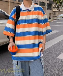 Tシャツ | ポロシャツ メンズ ボーダー 半袖シャツ カットソー メンズゆったり カジュアル 夏新作 おしゃれ ポロ サマーシャツ カッコウイイ 夏 プレゼント 上品