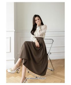 スカート | フレア ロングレディース 40代 きれいめ おしゃれ 着痩せ 秋 冬 ボトムス ロング 30代 20代 50代 暖か Aラインラシャ