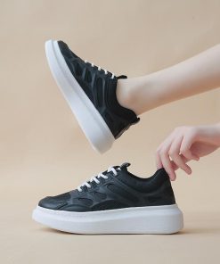 スニーカー | レディースシューズ レースアップ ローカット 厚底靴 履きやすい カジュアルシューズ フラットシューズ ローカットシューズ