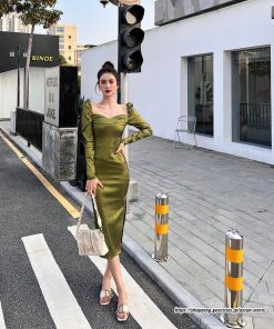 タイト | ワンピースタイトワンピース長袖 上品 セクシー高級感 ワンピース タイトワンピース ヒップアップ スリム 美ライン エレガント お呼ばれ シルエット