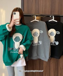 パーカー | トレーナー レディース スウェット 大きいサイズ 韓国 トップス 長袖 おしゃれ 無地 秋冬 送料無料 裏起毛 部屋着 防寒 ゆったり ルームウェア 厚手