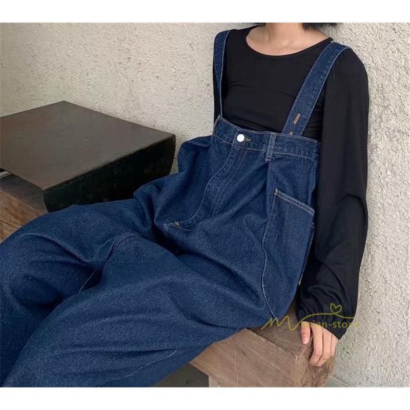 オーバーオール サロペット | オーバーオール レディース デニムサロペット サロペットパンツ 秋服 ボトムス オールインワン ゆったり 通勤通学 ガウチョパンツ ワイドパンツ サロペット