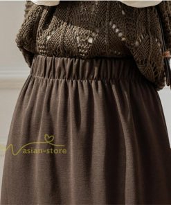 スカート | レディース 無地 カジュアル ひざ下丈 きれいめ 秋冬コーデ エレガント 通勤 通学 20代 Aライン40代 30代 ウエストゴム 50代 ゆったり