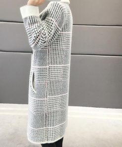 トレンチコート | グレンチェック チェスターコート 韓国