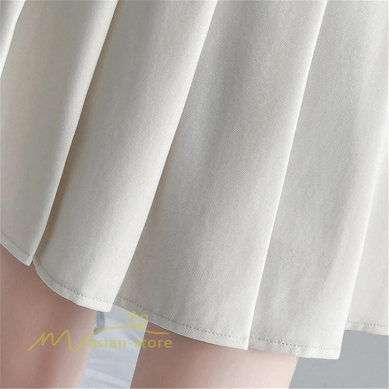 スカート | マタニティレディース ミニ夏 サマー マタニティウェア きれいめ プリーツ可愛い ママ おしゃれ 韓国風 無地 ウエスト調整 上品