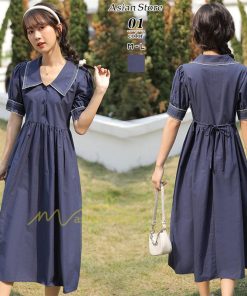 マキシ | ワンピース レディース 春夏 半袖ワンピース 40代 キレイめ ロングワンピース 無地 Aラインワンピース ゆったり オシャレ 上品 通勤 着痩せ カジュアル 韓国風