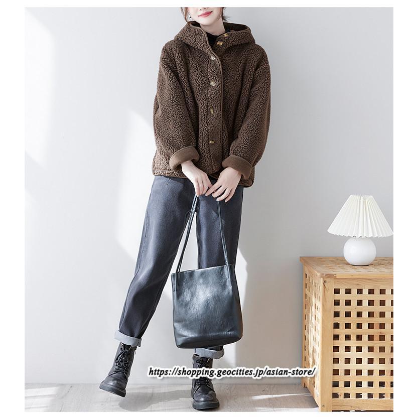 コート・ジャケット | ボアジャケット レディース 秋冬 アウター コート ジャケット ボア 暖かい ふわふわ 厚手 フード付き 長袖 可愛い 送料無料 トップス 無地 大人 30代 20代