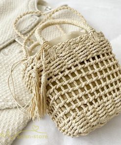 女性用バッグ | トートバッグ レディース 軽量 カゴバッグ 2022 かごバッグ トート 夏 おしゃれ サマーバッグ 女性 手編み 軽い 50代 旅行 40代 30代 ストローバッグ