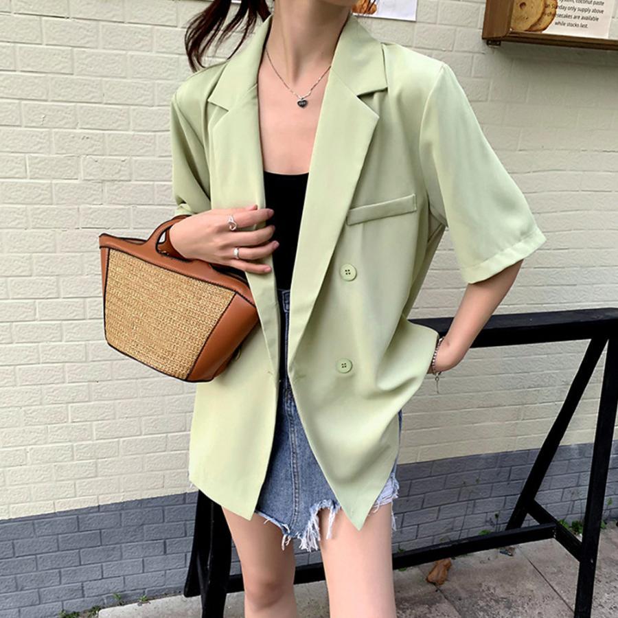 テーラードジャケット | 半袖テーラードジャケットオルチャン夏新作