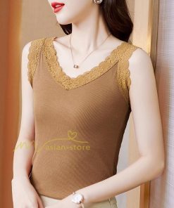 キャミソール タンクトップ | インナーウエア インナーウェア 下着 無地 着心地いいレディース ノースリーブ Ｖネック 20代30代40代50代 アウター Ｖネックタンク