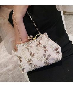 さいふ バッグ | クラッチバッグ 3WAY 花柄 がま口バッグ レディース かばん ショルダー フォーマル パーティー 謝恩会 ミニバッグ 結婚式 女性用 ハンドバッグ 203040代