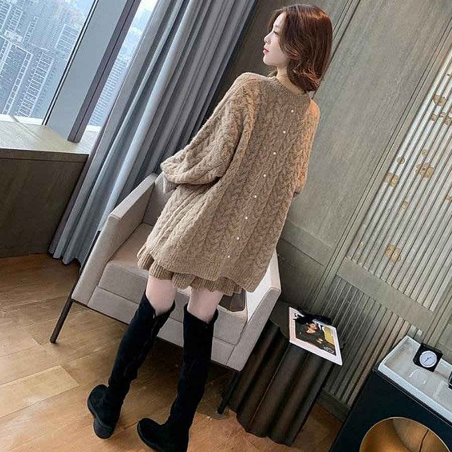 ニット・セーター | 韓国 ニット セットアップ ミニスカート