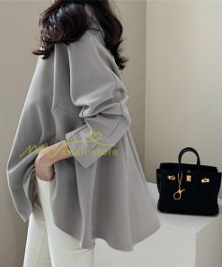 シャツ・ブラウス | Tシャツ トップス レディース きれいめ 40代 春夏秋 長袖トップス オシャレ ブラウス Tシャツ 韓国風 通勤 無地 韓国ファッション カジュアル 着痩せ ゆったり