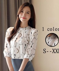 シャツ・ブラウス | ブラウス レディース シフォン 半袖 花柄 サマートップス 韓国風 ゆったり ガーリー 気質 シンプル 涼しい 着痩せ お出かけ ラウンドネック エレガント 淑女