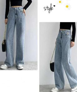 デニム | ヴィンテージライクデニム パンツ ボトムス ハイウエスト シンプル カジュアル レディース