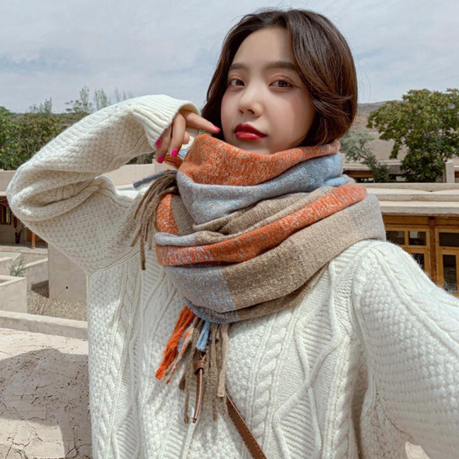 マフラー | チェック柄 ストール レディース 大判