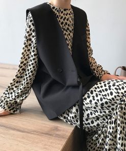 ベスト | ジレ 前開き ノースリーブ 春秋