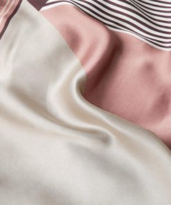 その他小物 | シルク風スカーフ 首巻き 配色バンダナ