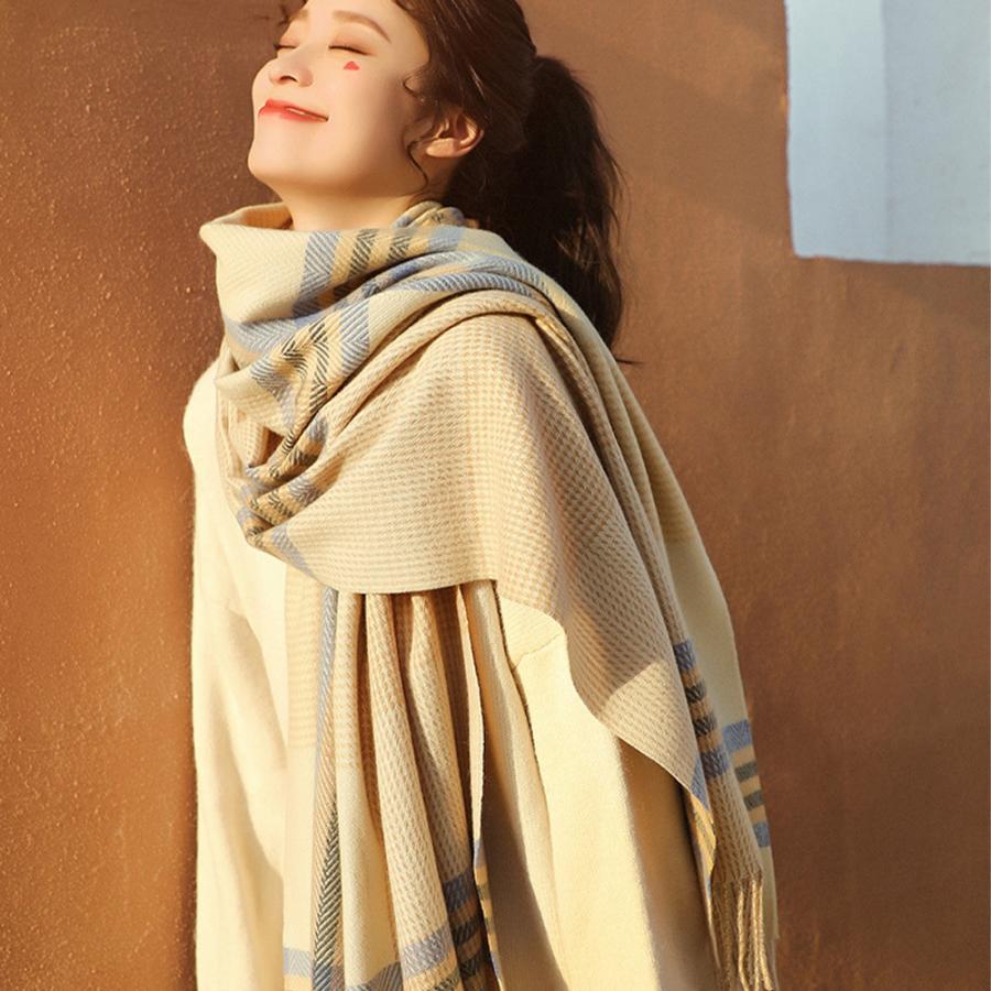 マフラー | リバーシブル ストール 大判