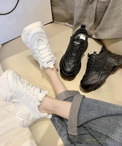 スニーカー | ダッドレディース 厚底 ファッション歩きやすい スポーツ 運動靴 ウォーキング シンプル 疲れない 美脚 無地 走れる