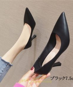 パンプス | 痛くない 歩きやすい黒 ブラック 走れる 楽 ハイヒール レディース ポインテッドトゥ 卒業式 ピンヒール 入学式 疲れない 履きやすい