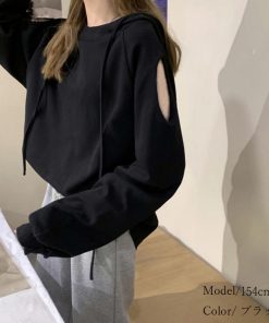 Tシャツ・カットソー | プルオーバー スウェット 薄手 肩見せ トップス トレーナー レディース パーカー カジュアル 肩出し 長袖 カットソー