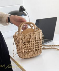 女性用バッグ | トートバッグ レディース 軽量 カゴバッグ 2022 かごバッグ トート 夏 おしゃれ サマーバッグ 女性 手編み 軽い 50代 旅行 40代 30代 ストローバッグ