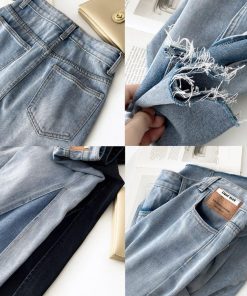 ロングスカート | デニムスカート スリット ハイウエスト