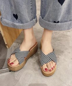 サンダル | 厚底ウエッジソール 韓国風