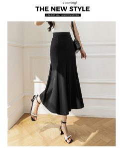 スカート | マーメイドレディース 春 夏 ストレッチ 伸縮性 体型カバー ニット 20代30代40代50代 通勤通学 着回し 着痩せ お出かけ カジュアル 2022作